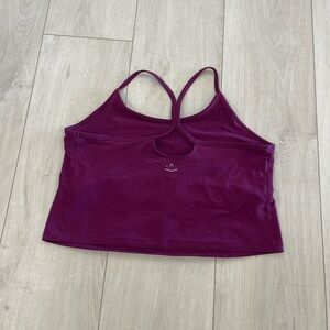 Beyond Yoga Purple Racerback Sports Bra